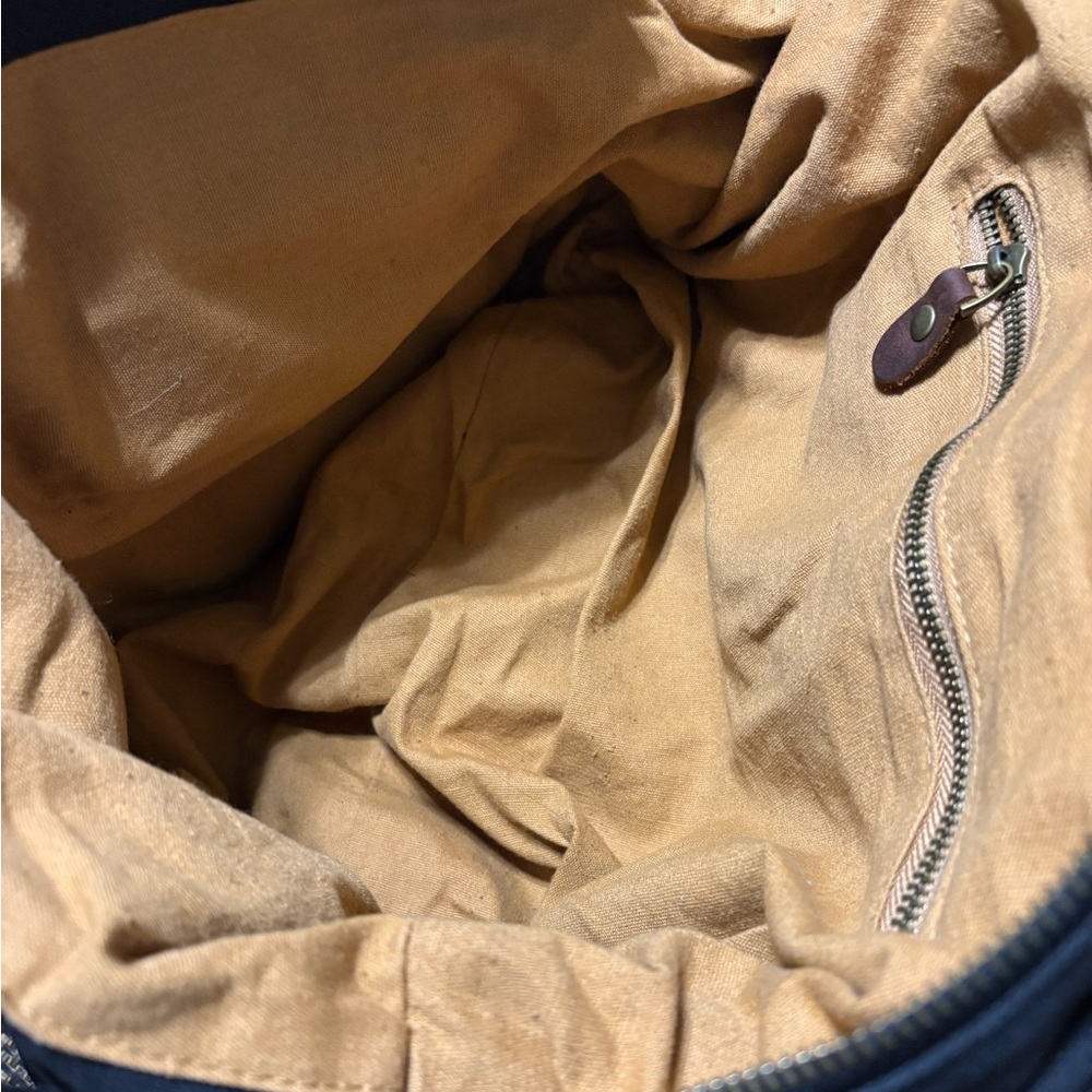 S.C.COTTON Custom Crossbody Men's Cotton Canvas Messenger Hiking Travel Bag - Picture 6 of 7